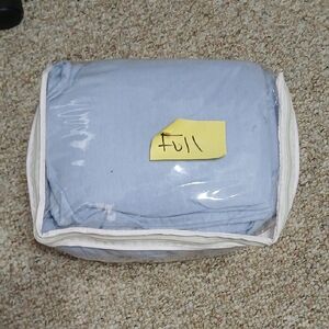 Light Blue Flannel Sheet Set